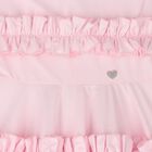 Girls Pink Ruffled Dress, 2, hi-res