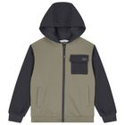 طقم بدله رياضيه للاولاد باللون الاخضر والرمادى ( 3 قطع ) , 1, hi-res