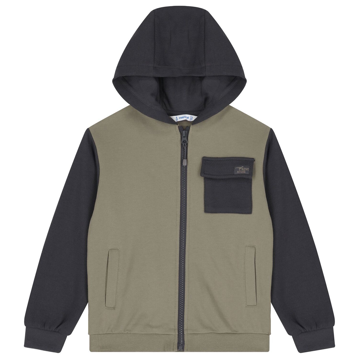 طقم بدله رياضيه للاولاد باللون الاخضر والرمادى ( 3 قطع ) , 1, hi-res