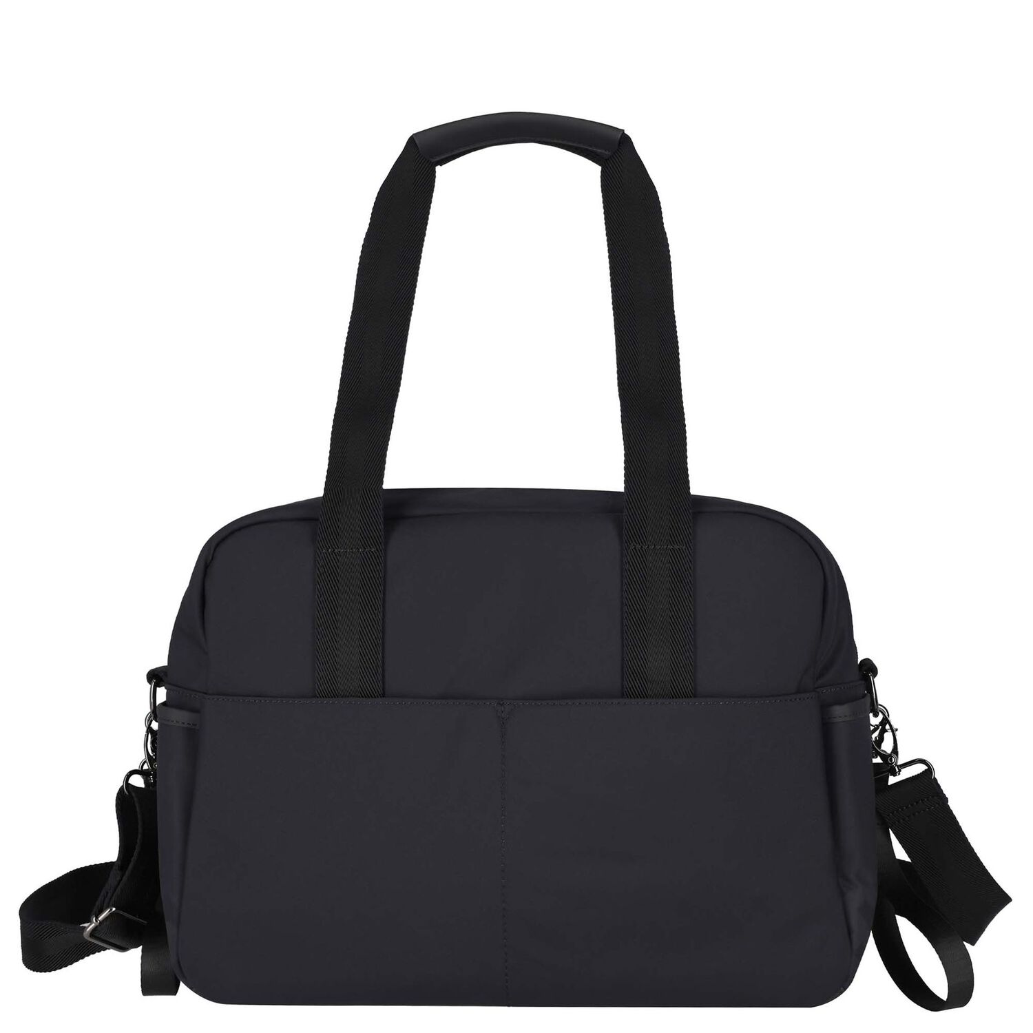 Black Logo Baby Changing Bag, 1, hi-res