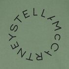 سويت شيرت بالشعار باللون الأخضر للبنات, 1, hi-res