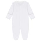 White & Beige Teddy Bear Time Babygrow Set, 1, hi-res