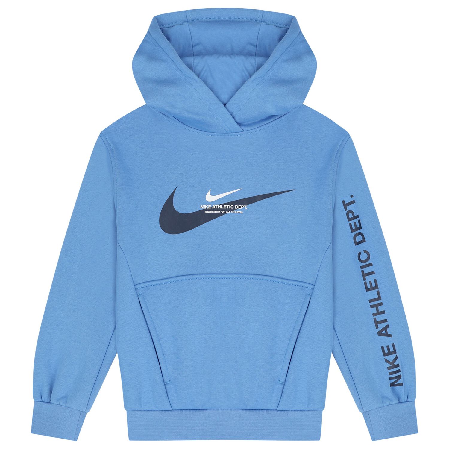 Boys Blue Logo Hooded Top, 1, hi-res image number null