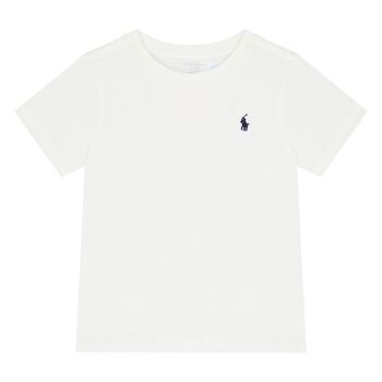 Baby Boys White Logo T-Shirt