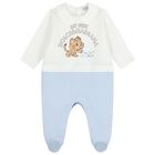 Baby Boys White & Blue Leopard Babygrow Gift Set, 1, hi-res