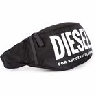 حقيبة حزام بالشعار باللون الاسود للاولاد, 1, hi-res