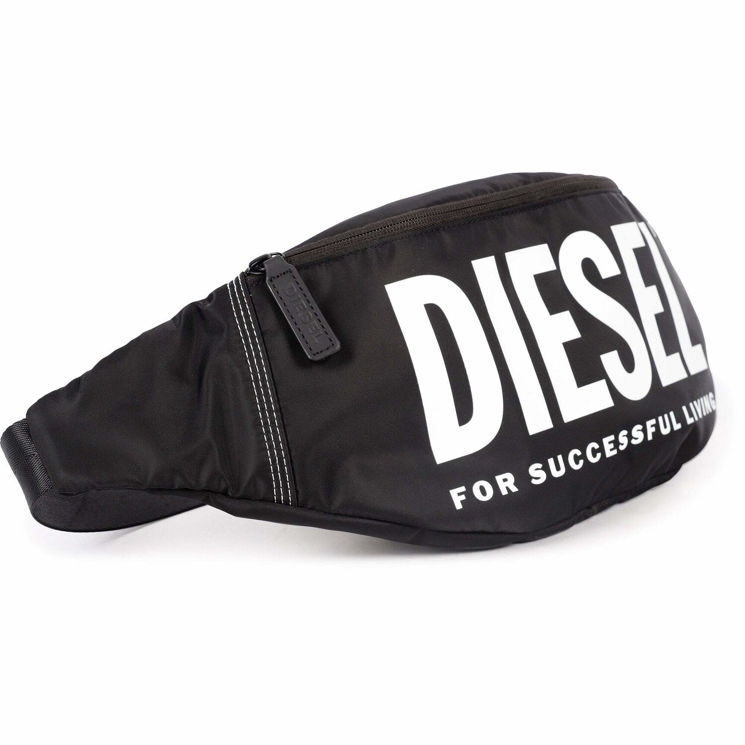 حقيبة حزام بالشعار باللون الاسود للاولاد, 1, hi-res