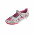 حذاء لامع باللون الفضي والزهرى, 1, hi-res