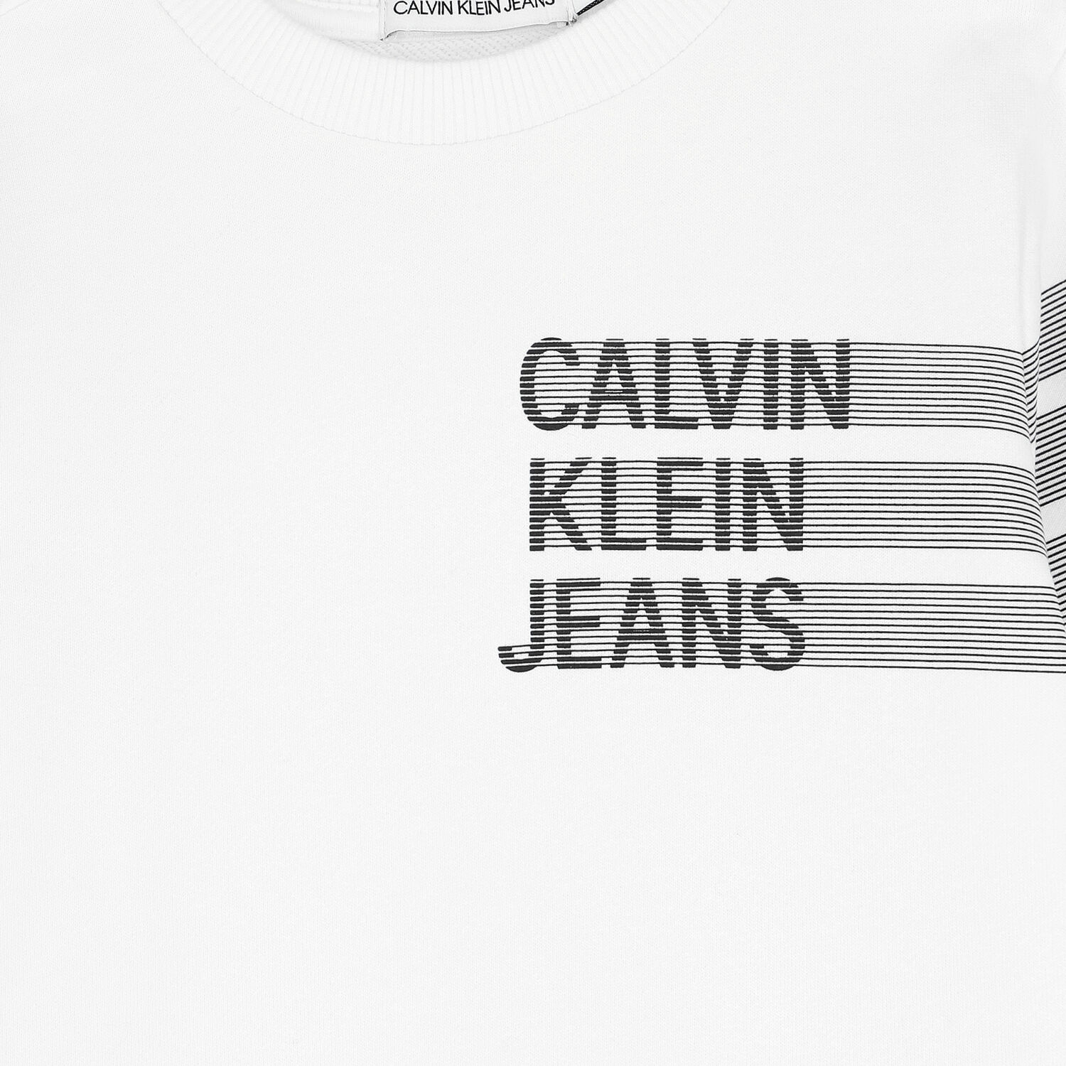 Boys White Logo Sweatshirt, 1, hi-res image number null