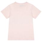 Girls Pink Zig Zag Logo T-Shirt, 2, hi-res