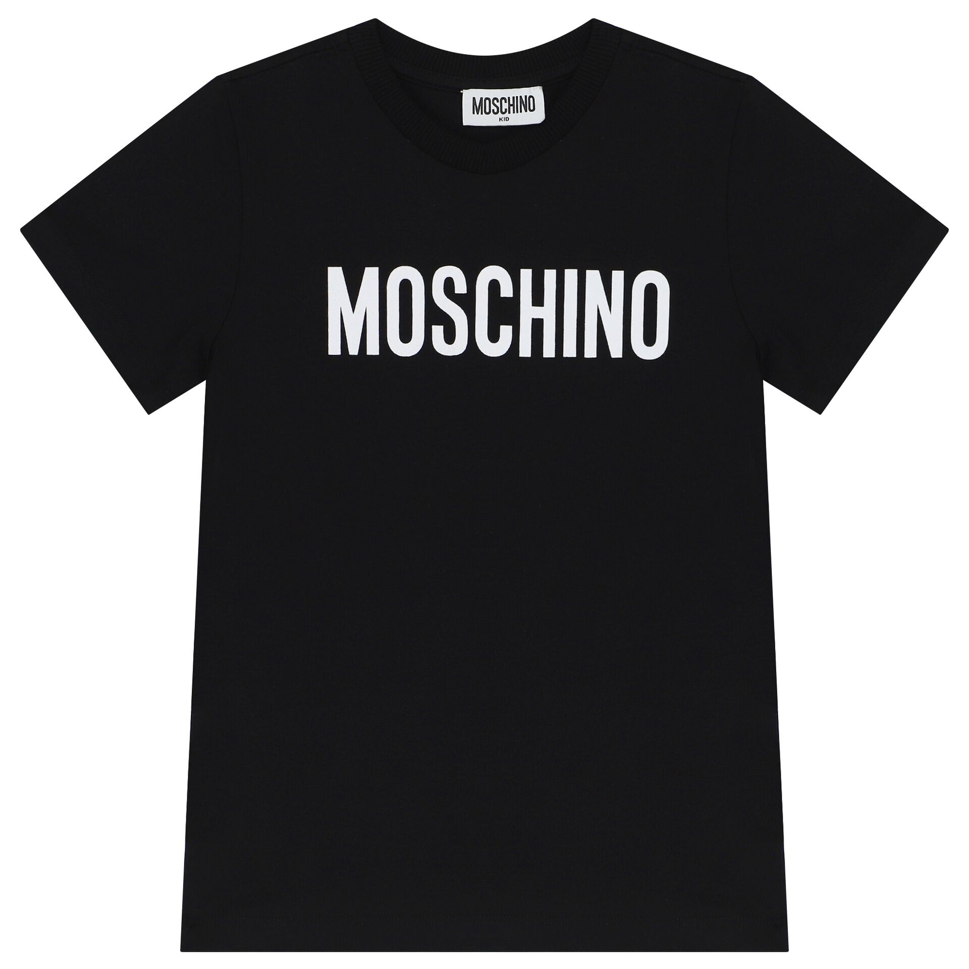 Moschino Black Logo T Shirt Junior Couture UAE