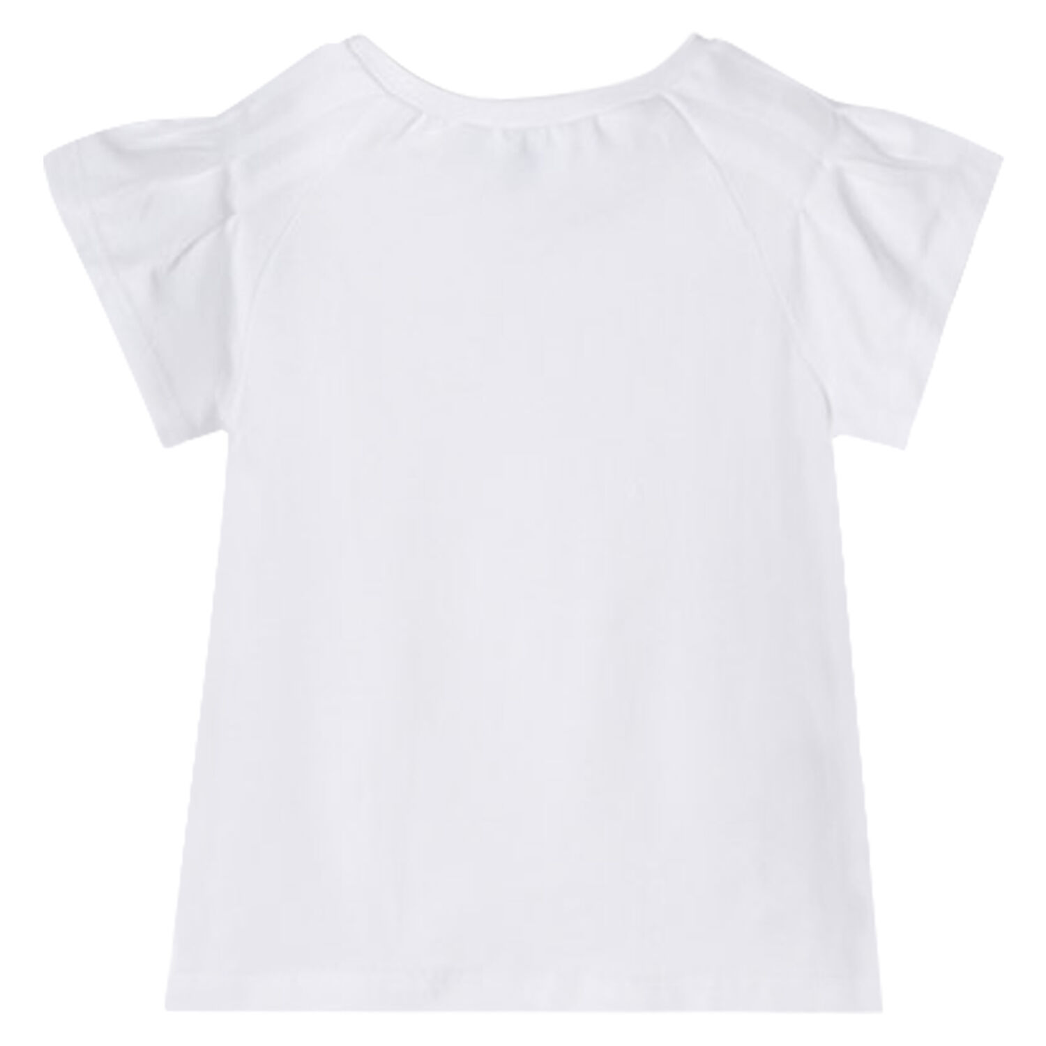 Girls White Doll T-Shirt, 2, hi-res