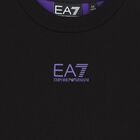 تي شيرت قطني بشعار باللونين الأسود والأرجواني للأولاد, 2, hi-res