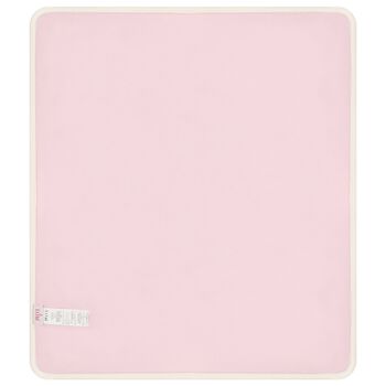 بطانية أطفال باللون وردية وبنفسجية