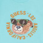 طقم شورت بالشعار باللون الازرق دب تيدي للأطفال الرضع, 1, hi-res