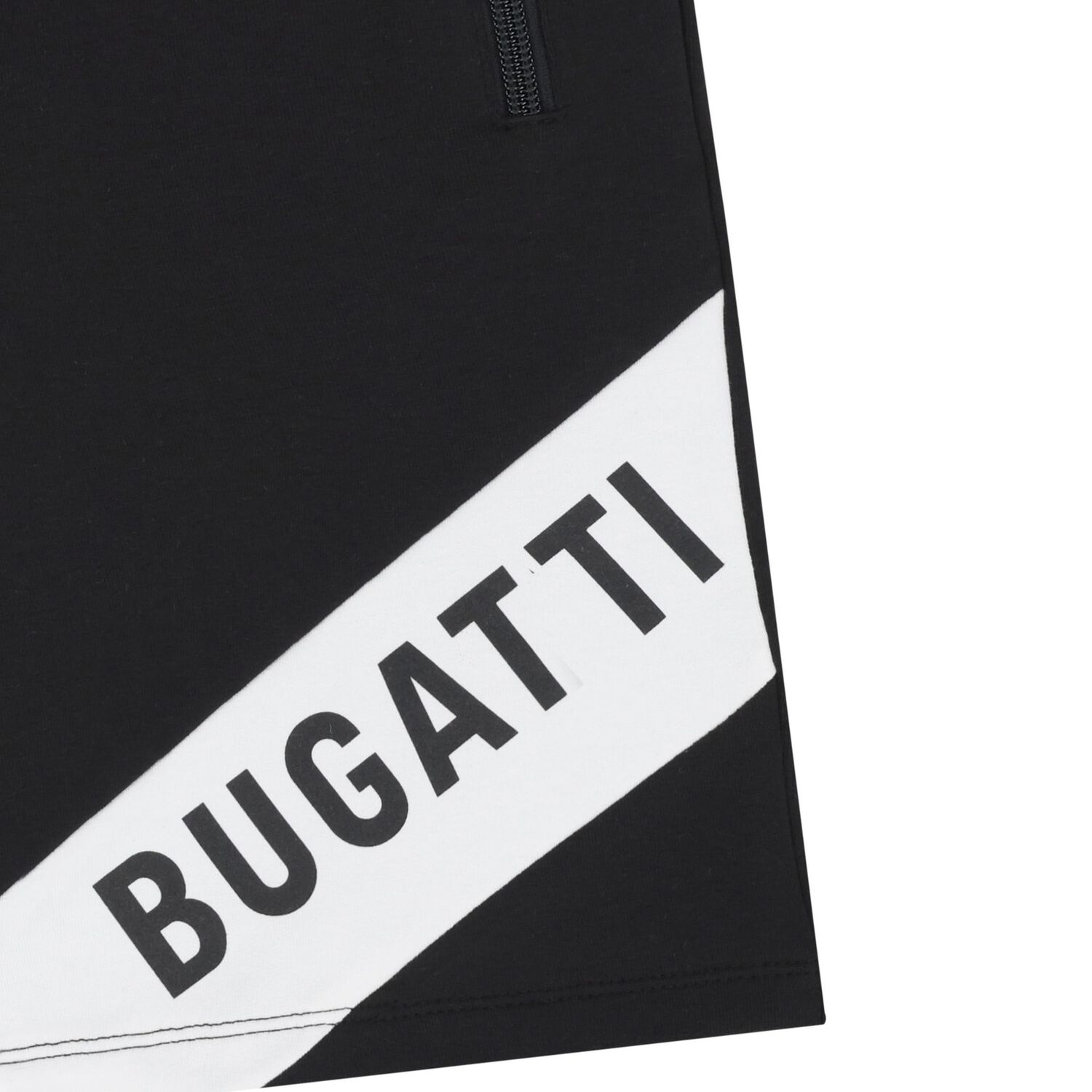 Younger Boys Black Logo Shorts, 1, hi-res