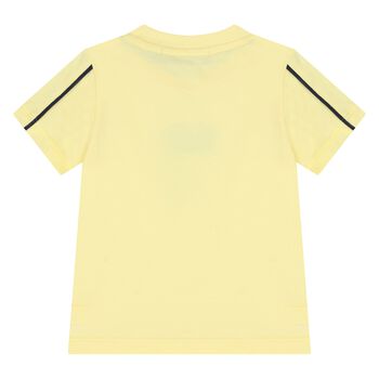 Younger Boys Yellow Logo T-Shirt