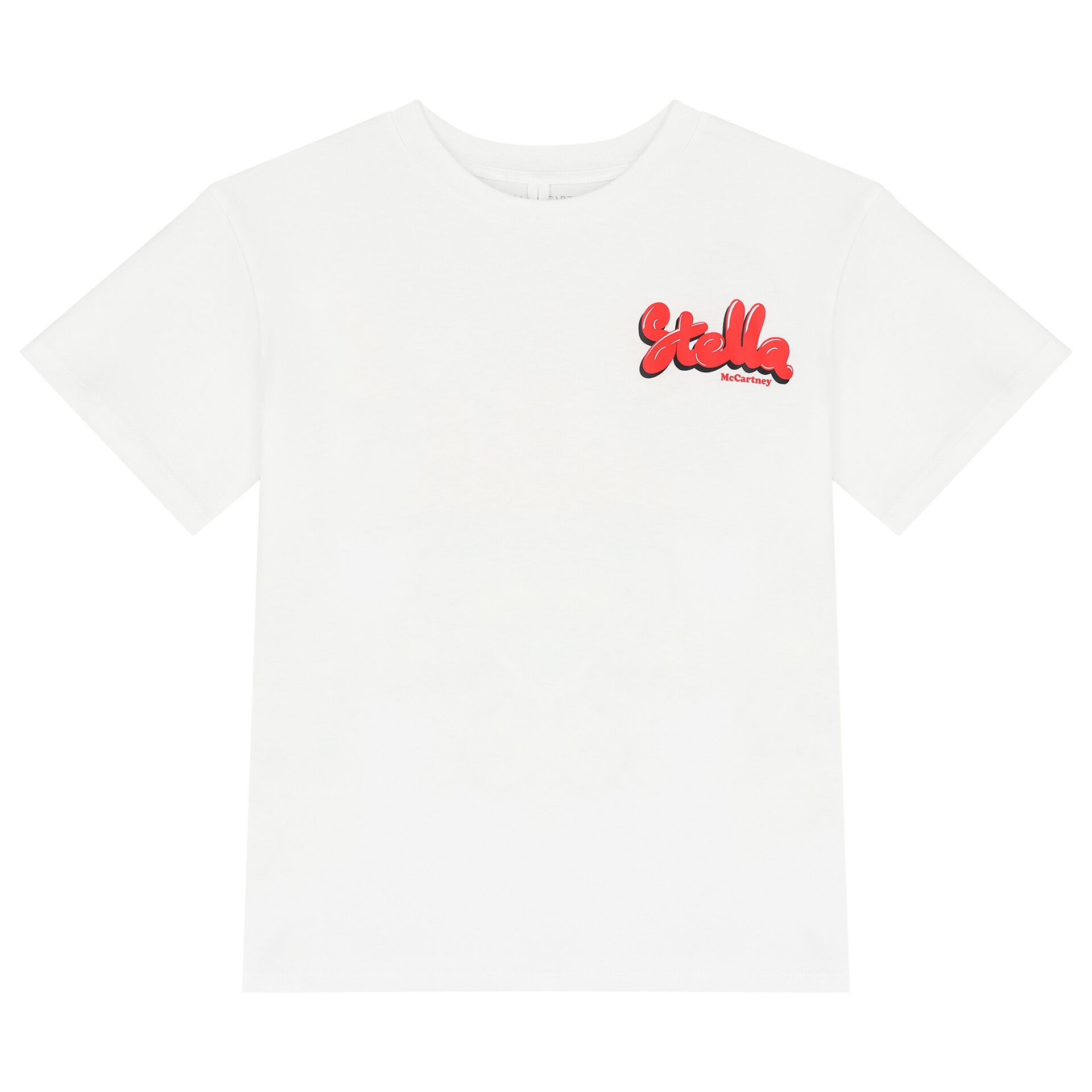 トップス STELLA McCARTNEY White Logo Tshirt White T-shirt with logo Stella McCartney - Vitkac AS