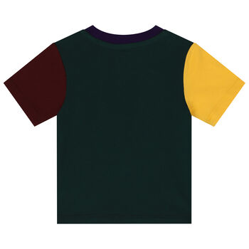 Younger Boys Navy Blue Polo Bear T-Shirt