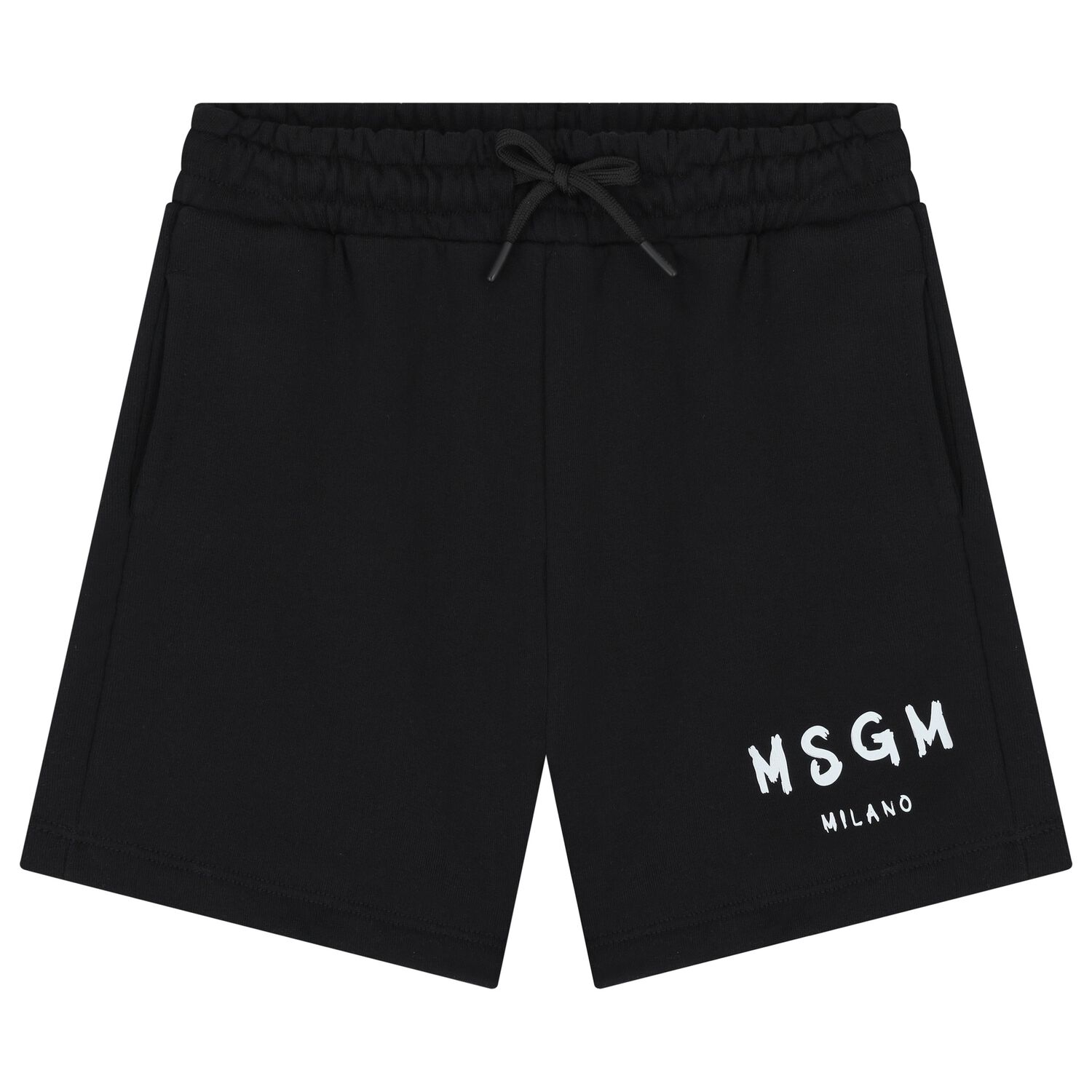 Boys Black Logo Shorts, 2, hi-res image number null