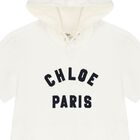 Girls Ivory Logo Dress, 1, hi-res