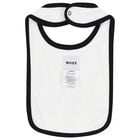 طقم بودى سوت للاولاد باللون الابيض والاسود , 1, hi-res