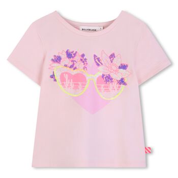 Girls Pink Sunglasses T-Shirt