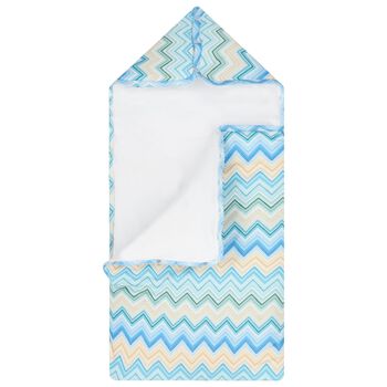 Blue & Yellow Zig Zag Baby Nest