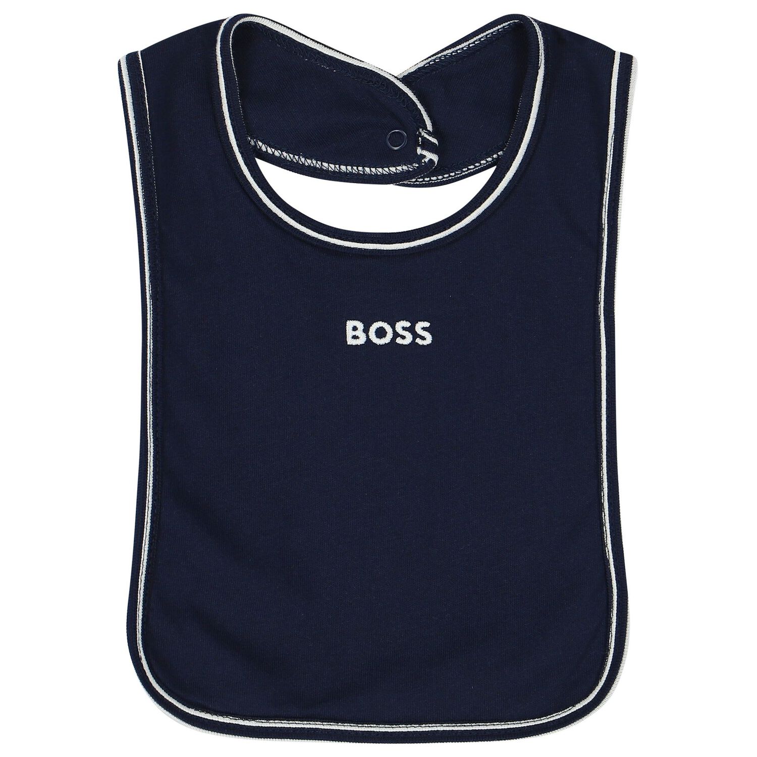 Baby Boys Navy Blue & White Striped Babygrow Gift Set, 1, hi-res