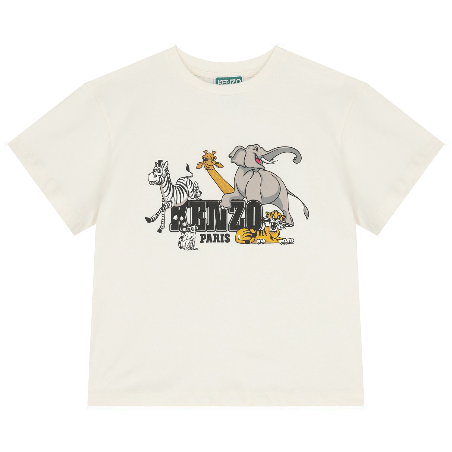 White Safari Logo T-Shirt, 1, hi-res