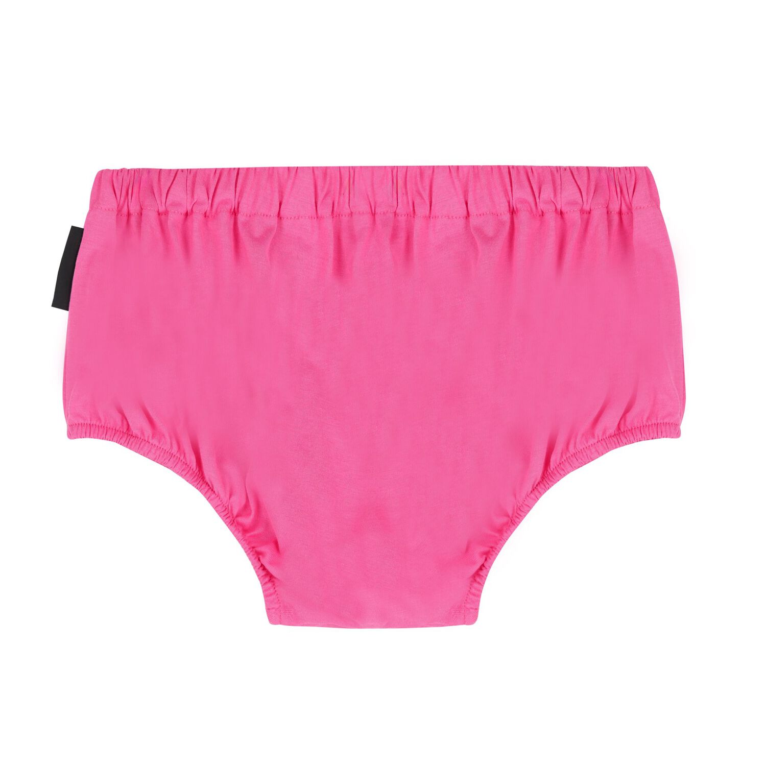 طقم فستان بنات  باللون الوردي بشعار للأطفال, 1, hi-res