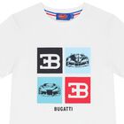 Boys White Logo T-Shirt, 1, hi-res