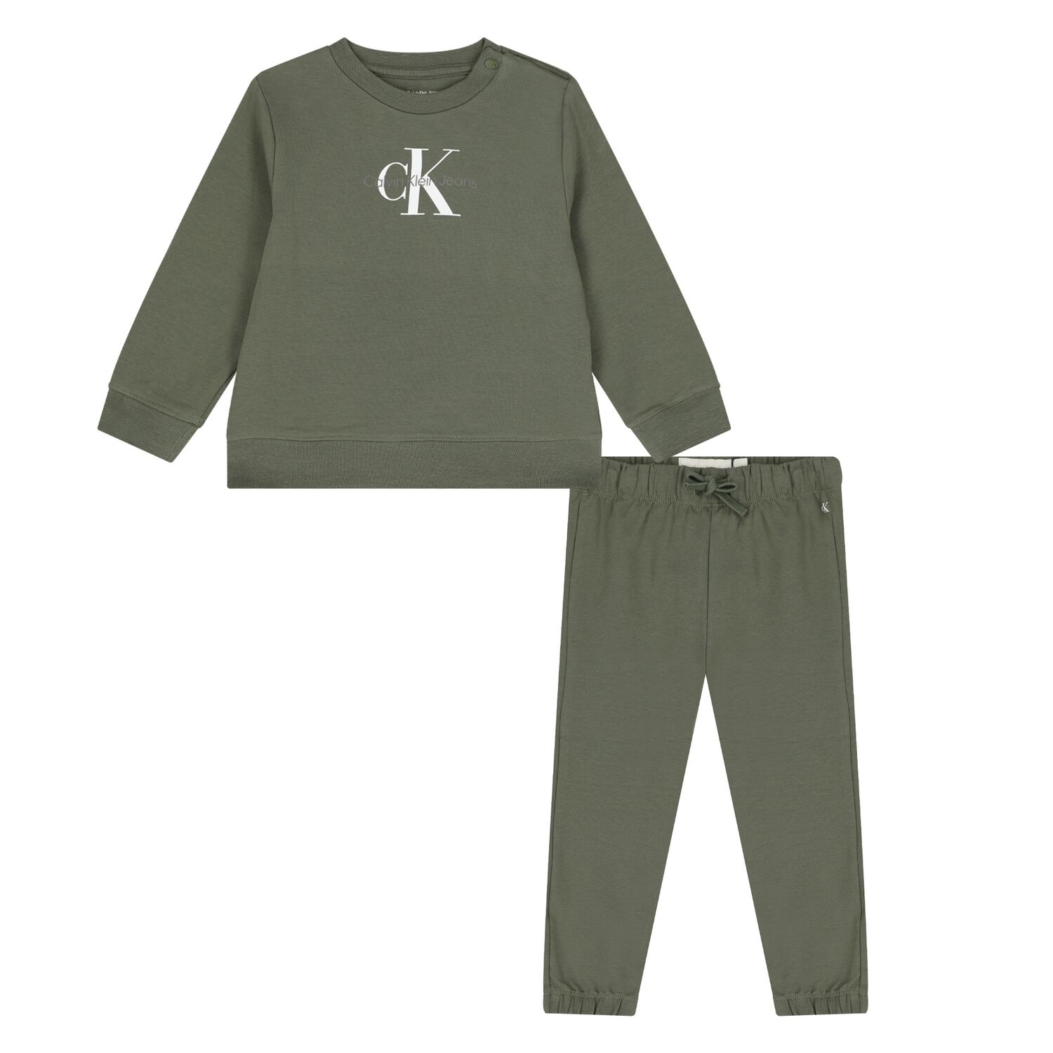 Green Logo Younger Tracksuit, 7, hi-res