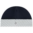 Baby Boys Blue & White Logo Hat, 2, hi-res
