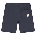 Boys Yellow, White & Navy Blue Shorts Set, 2, hi-res