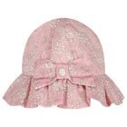 Baby Girls Pink Liberty Hat, 2, hi-res