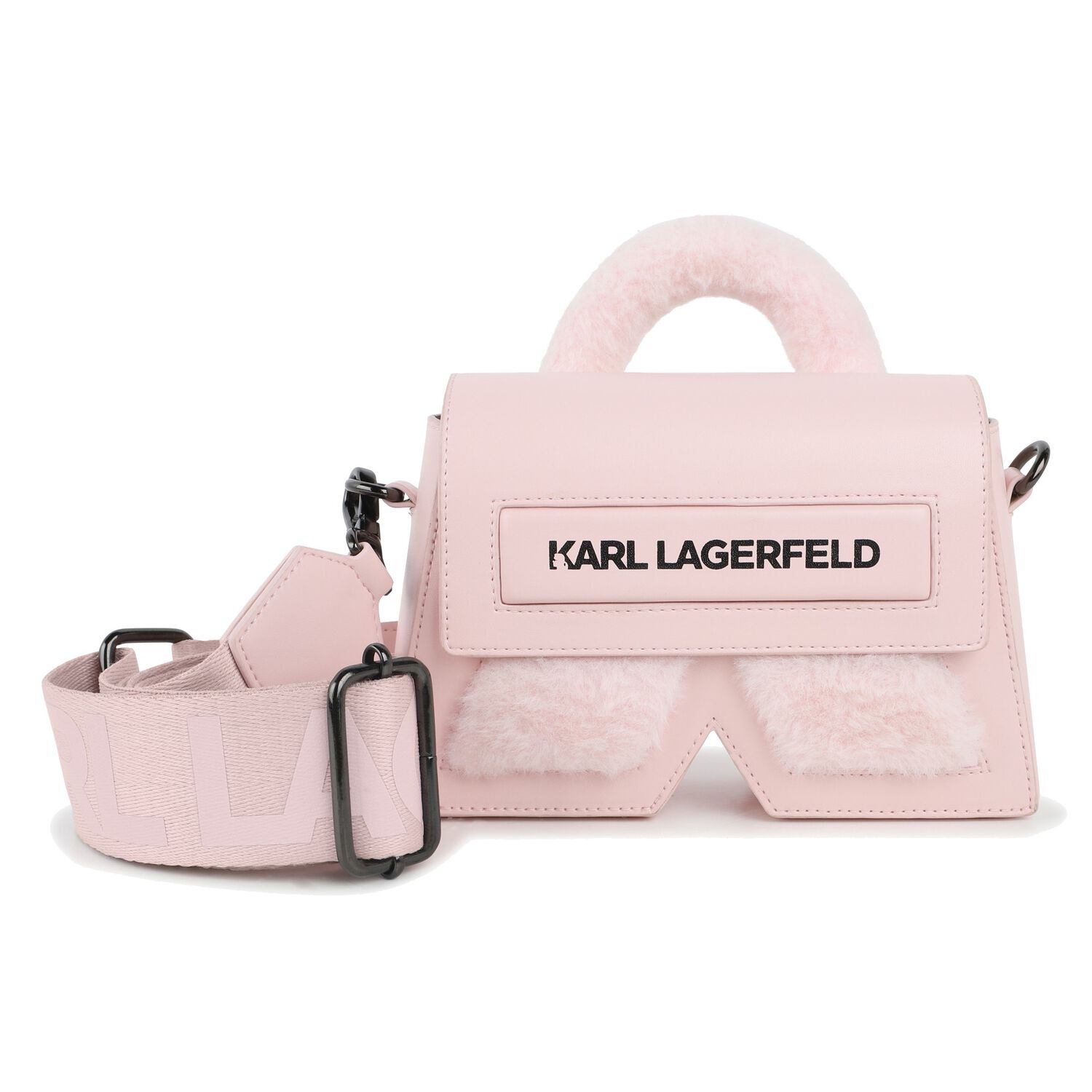 Girls Pink Logo Handbag, 1, hi-res