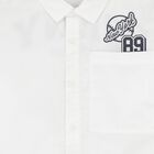 Boys White Logo Shirt, 1, hi-res