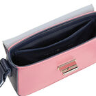 Girls Blue & Pink Logo Handbag, 1, hi-res