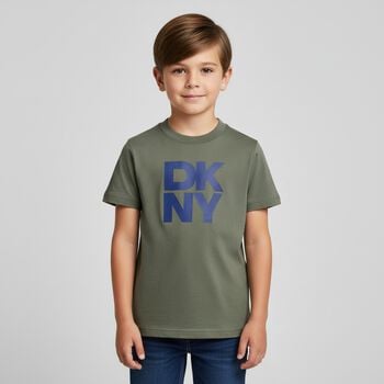 Boys Green Logo T-Shirt