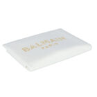 White Logo Baby Blanket, 1, hi-res