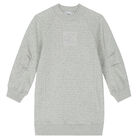 فستان بالشعار باللون الرمادي, 1, hi-res