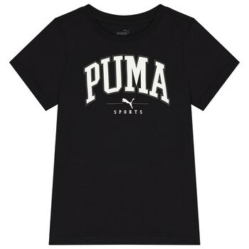 Boys Black Logo T-Shirt