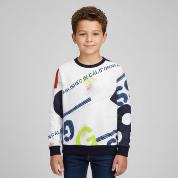 Boys Multi-Coloured Logo Sweatshirt
