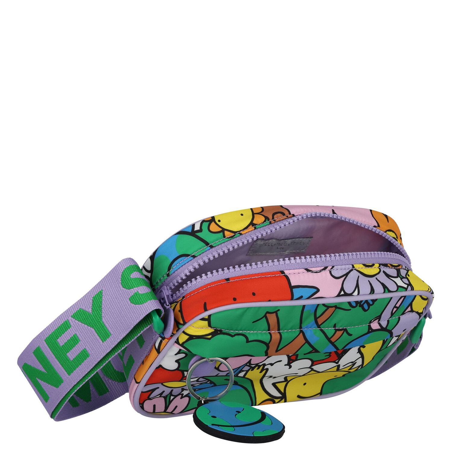 حقيبه بنات بطبعه كوكب الارض والاصدقاء متعدده الالوان , 1, hi-res