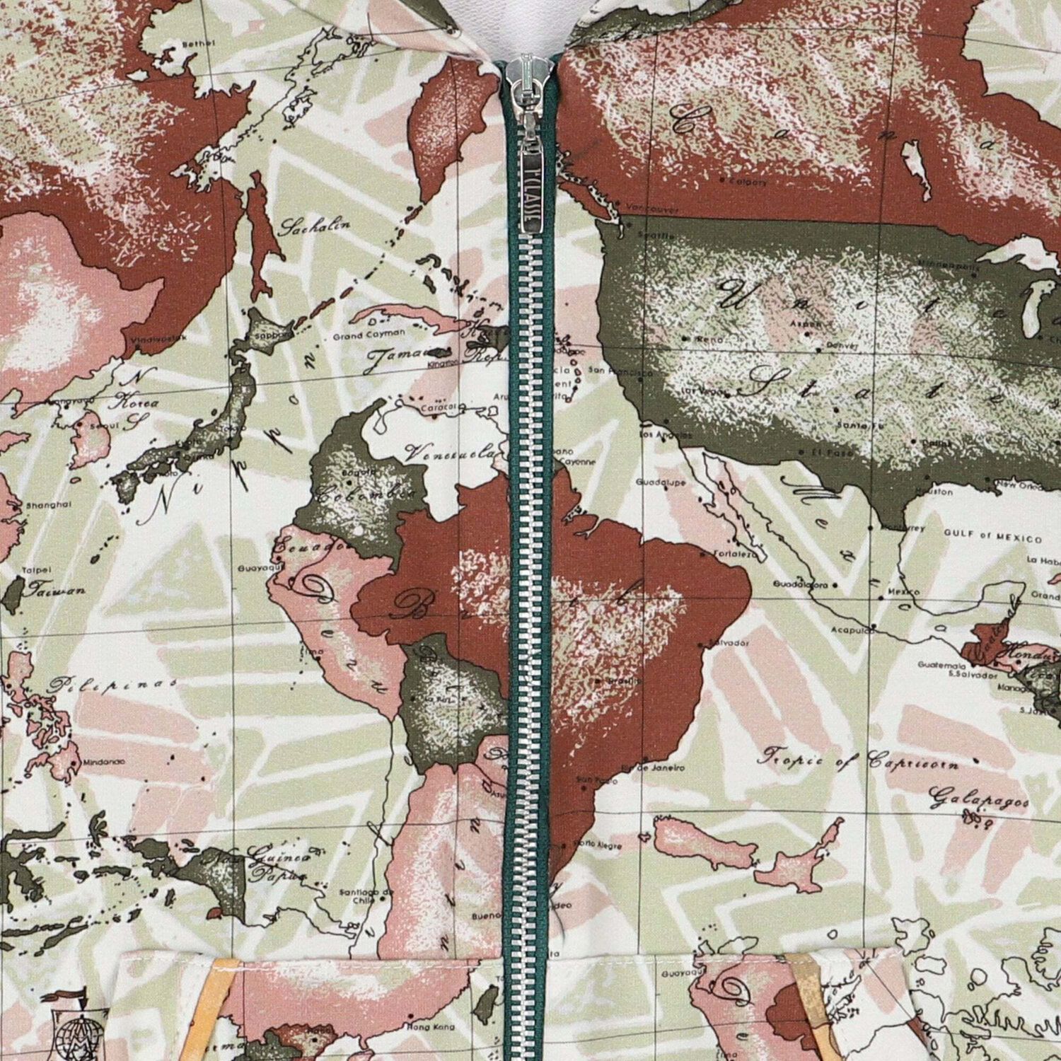 Boys Geo Map Hooded Top, 1, hi-res image number null