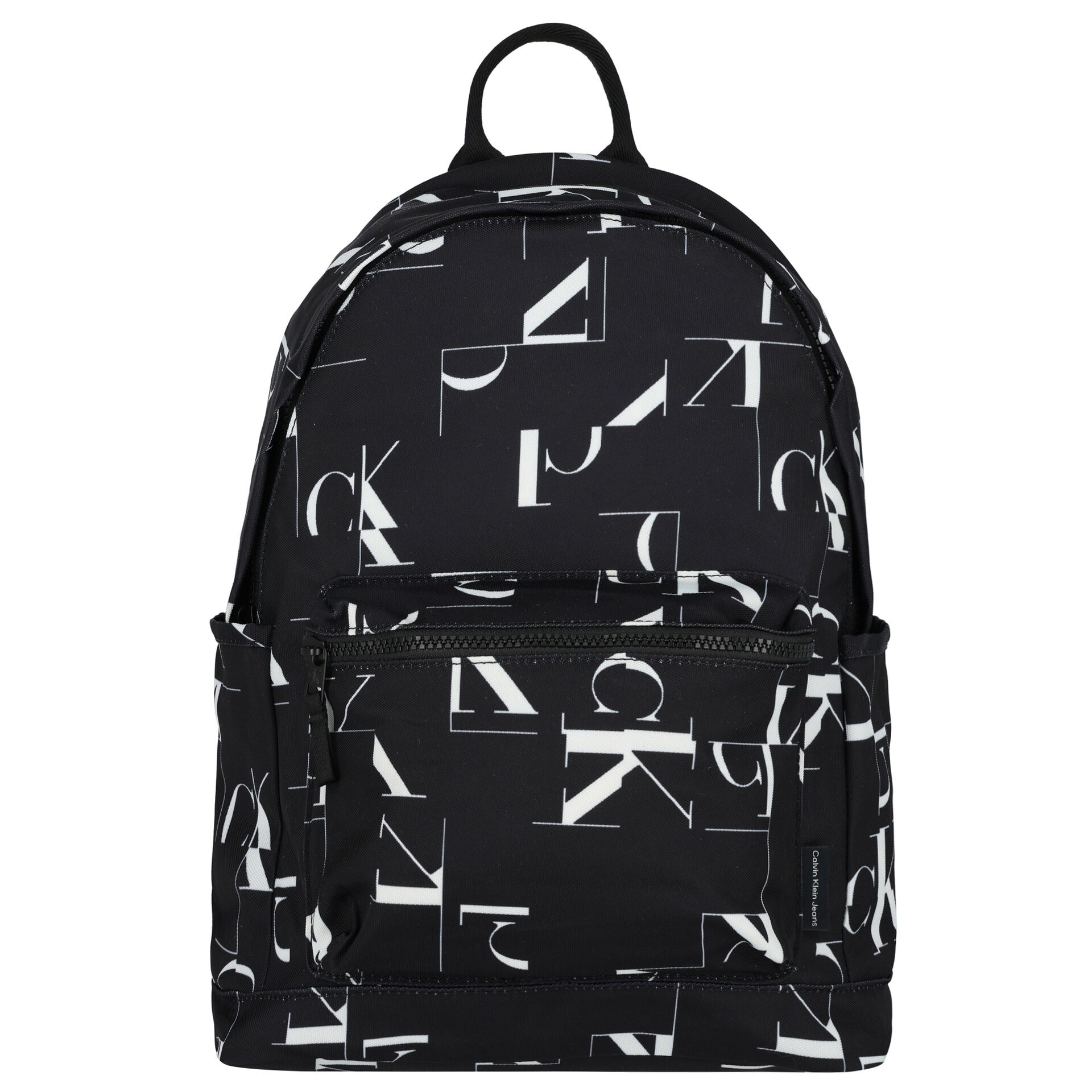Calvin klein black and white backpack deals