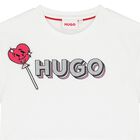 Girls White Logo Lollipop T-Shirt, 1, hi-res