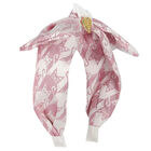 طوق شعر بفيونكة باللون الابيض والوردي, 14, hi-res