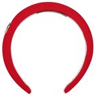 Girls Red Padded Headband, 2, hi-res